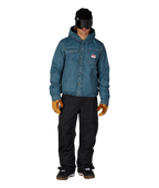 MENS DECONSTRUCTED™ DENIM INSULATED JACKET - INDIGO DENIM