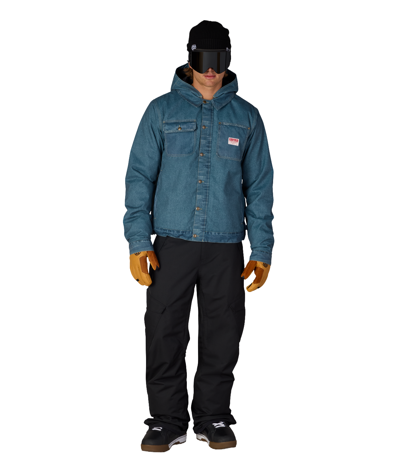 MENS DECONSTRUCTED™ DENIM INSULATED JACKET - INDIGO DENIM