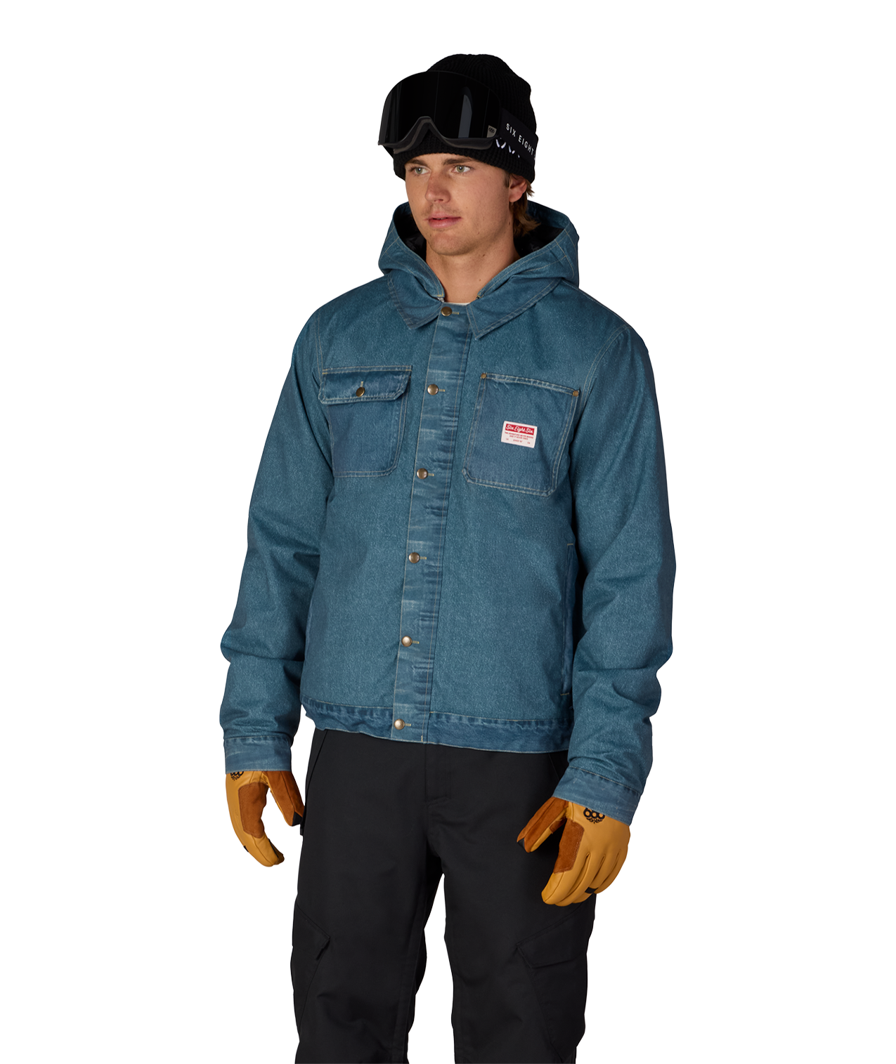 MENS DECONSTRUCTED™ DENIM INSULATED JACKET - INDIGO DENIM