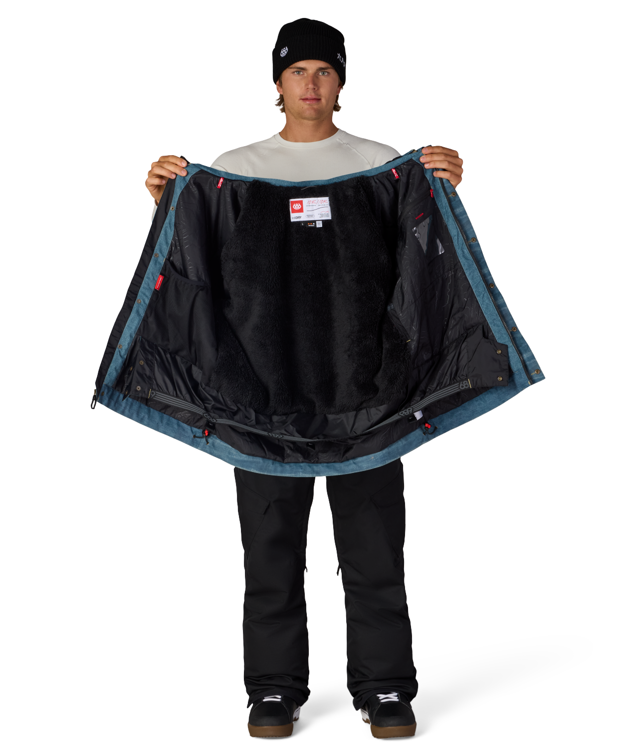 MENS DECONSTRUCTED™ DENIM INSULATED JACKET - INDIGO DENIM