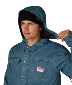 MENS DECONSTRUCTED™ DENIM INSULATED JACKET - INDIGO DENIM