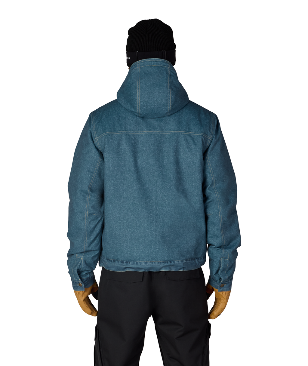 MENS DECONSTRUCTED™ DENIM INSULATED JACKET - INDIGO DENIM