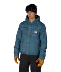 MENS DECONSTRUCTED™ DENIM INSULATED JACKET - INDIGO DENIM