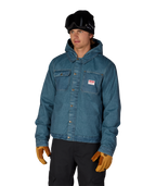MENS DECONSTRUCTED™ DENIM INSULATED JACKET - INDIGO DENIM