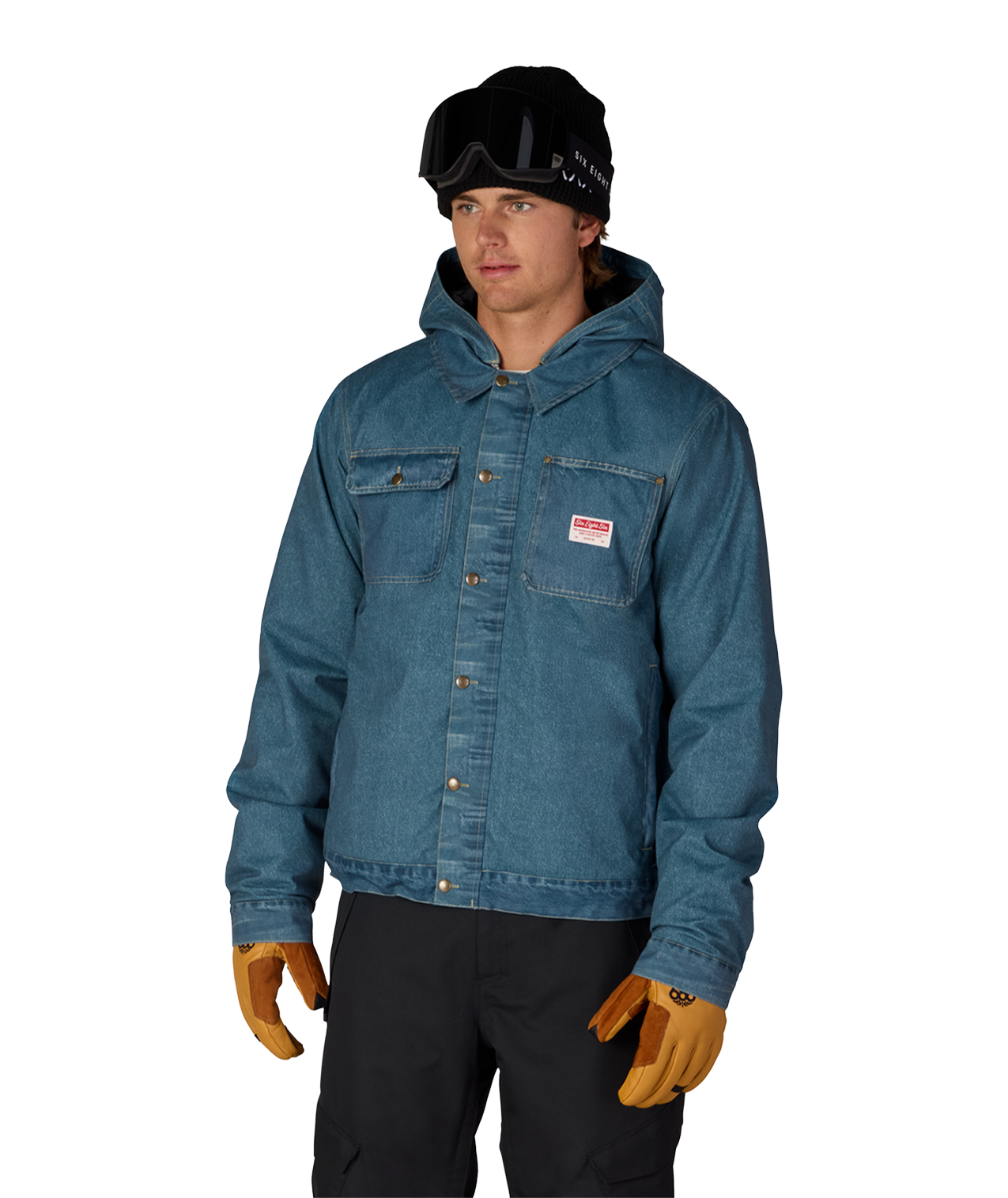 MENS DECONSTRUCTED™ DENIM INSULATED JACKET - INDIGO DENIM