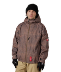 MENS 686 DOJO® SHELL JACKET - BROWN CRINKLE WASH