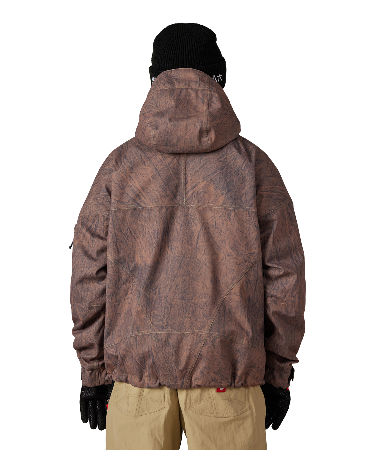 MENS 686 DOJO® SHELL JACKET - BROWN CRINKLE WASH