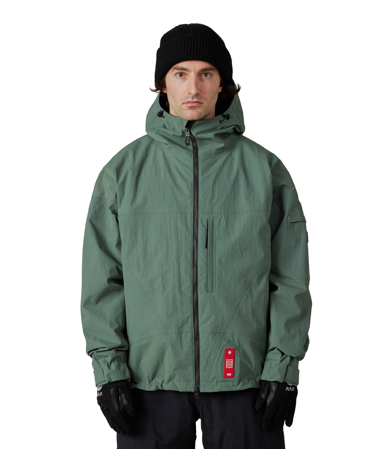 MENS 686 DOJO® SHELL JACKET - FADED GREEN CRINKLE