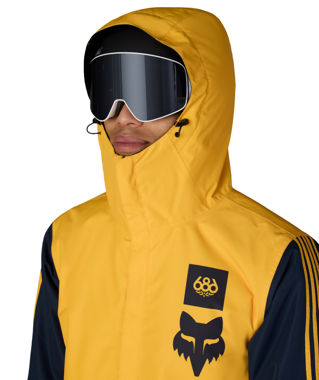 MENS FOX RACING SPEC INSULATED JACKET - FOX YELLOW COLORBLOCK