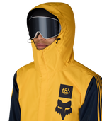 MENS FOX RACING SPEC INSULATED JACKET - FOX YELLOW COLORBLOCK