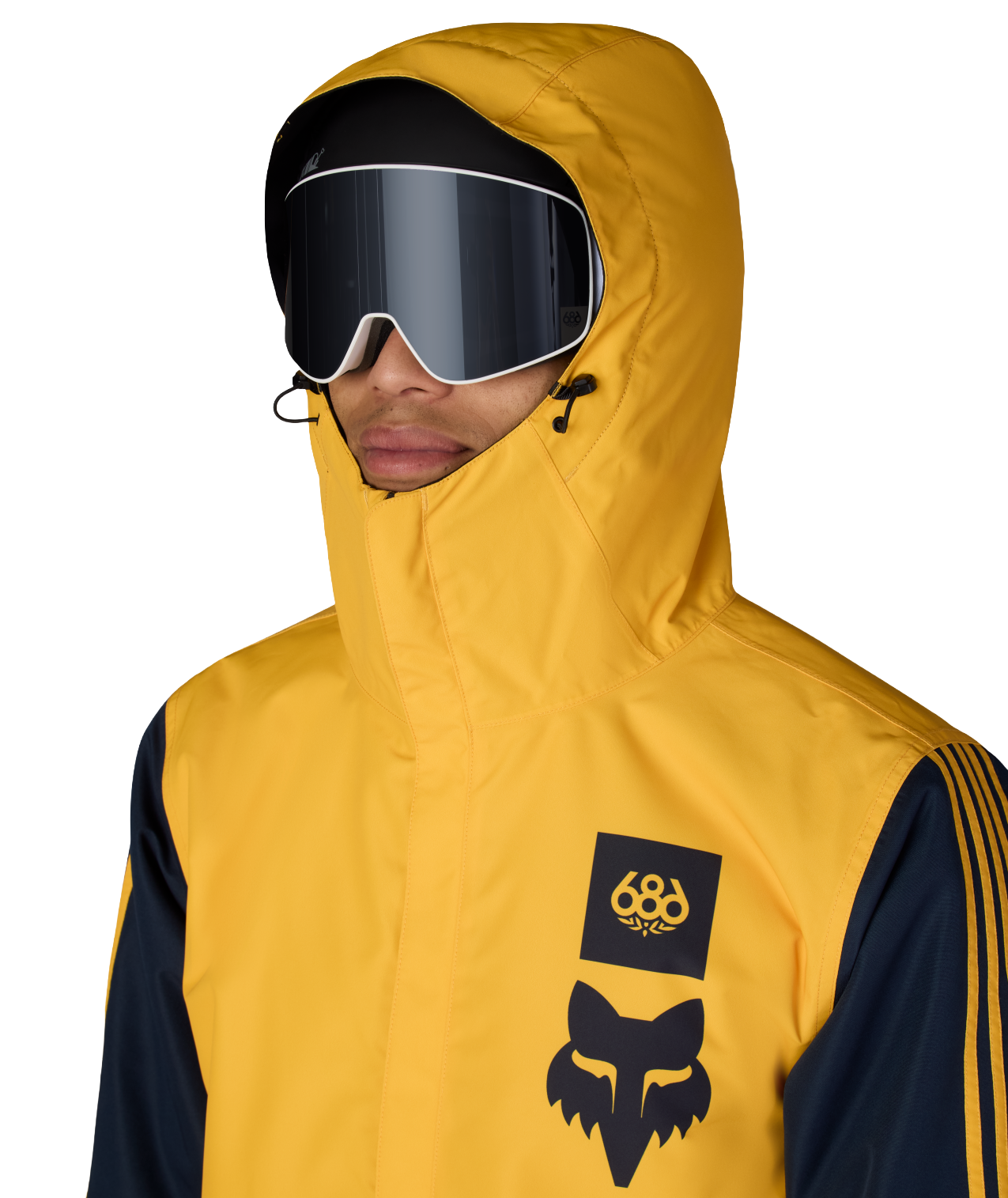 MENS FOX RACING SPEC INSULATED JACKET - FOX YELLOW COLORBLOCK