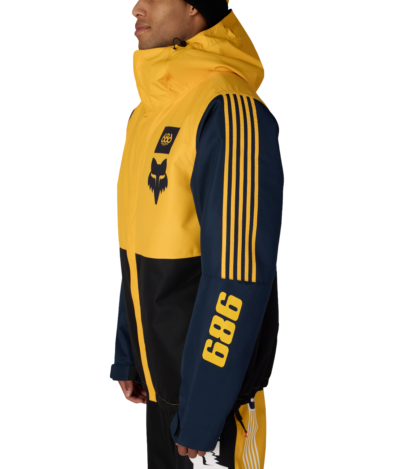 MENS FOX RACING SPEC INSULATED JACKET - FOX YELLOW COLORBLOCK