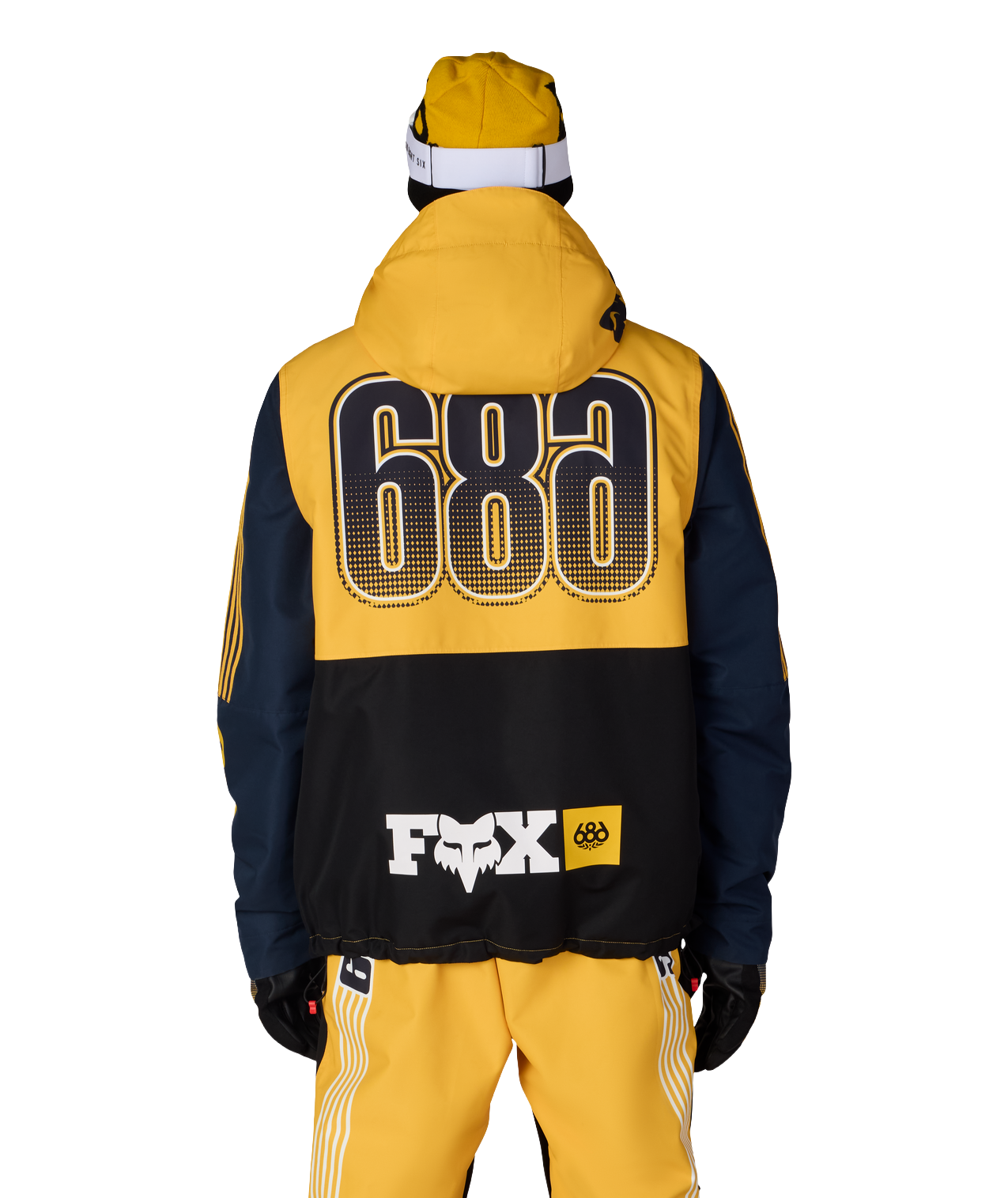 MENS FOX RACING SPEC INSULATED JACKET - FOX YELLOW COLORBLOCK