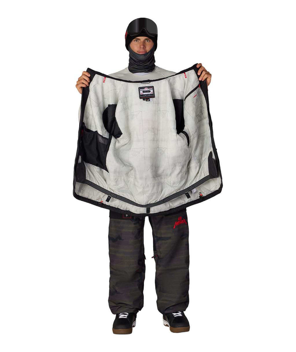 MENS METALLICA ONE INSULATED JACKET - METALLICA CAMO