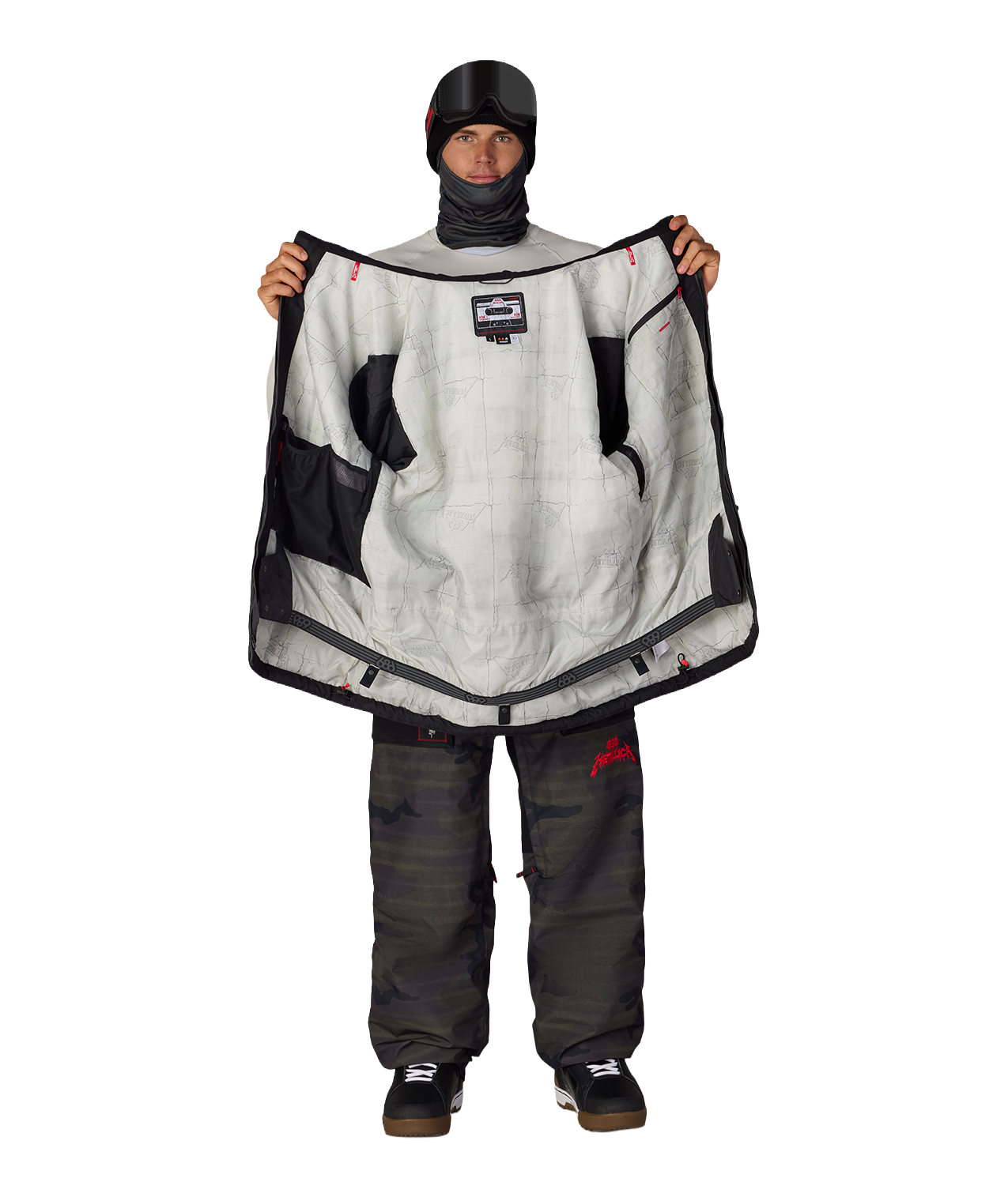 MENS METALLICA ONE INSULATED JACKET - METALLICA CAMO
