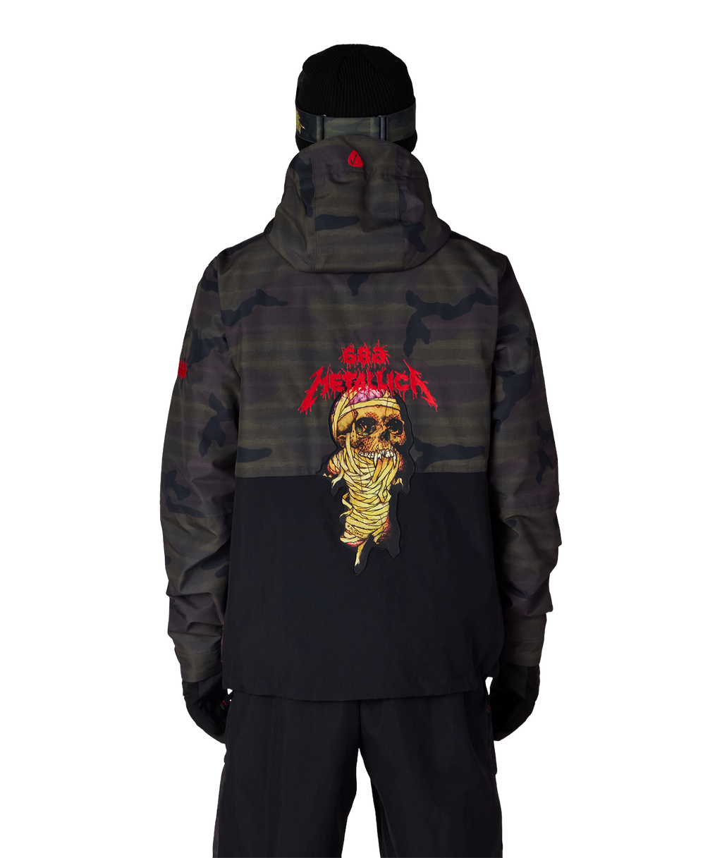 MENS METALLICA ONE INSULATED JACKET - METALLICA CAMO