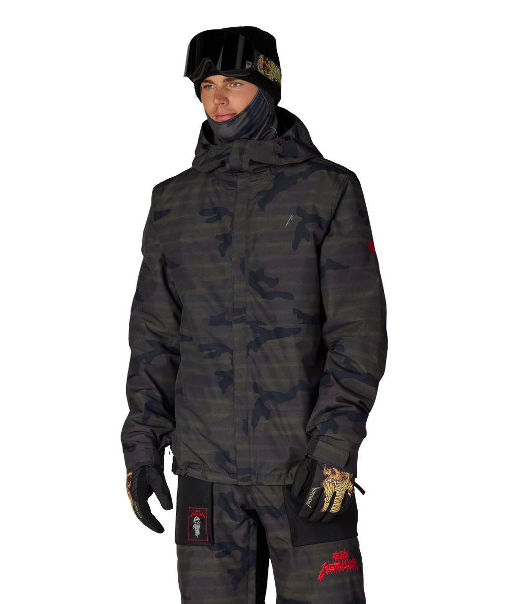 MENS METALLICA ONE INSULATED JACKET - METALLICA CAMO