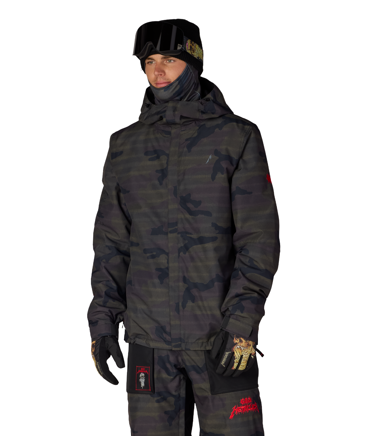 MENS METALLICA ONE INSULATED JACKET - METALLICA CAMO