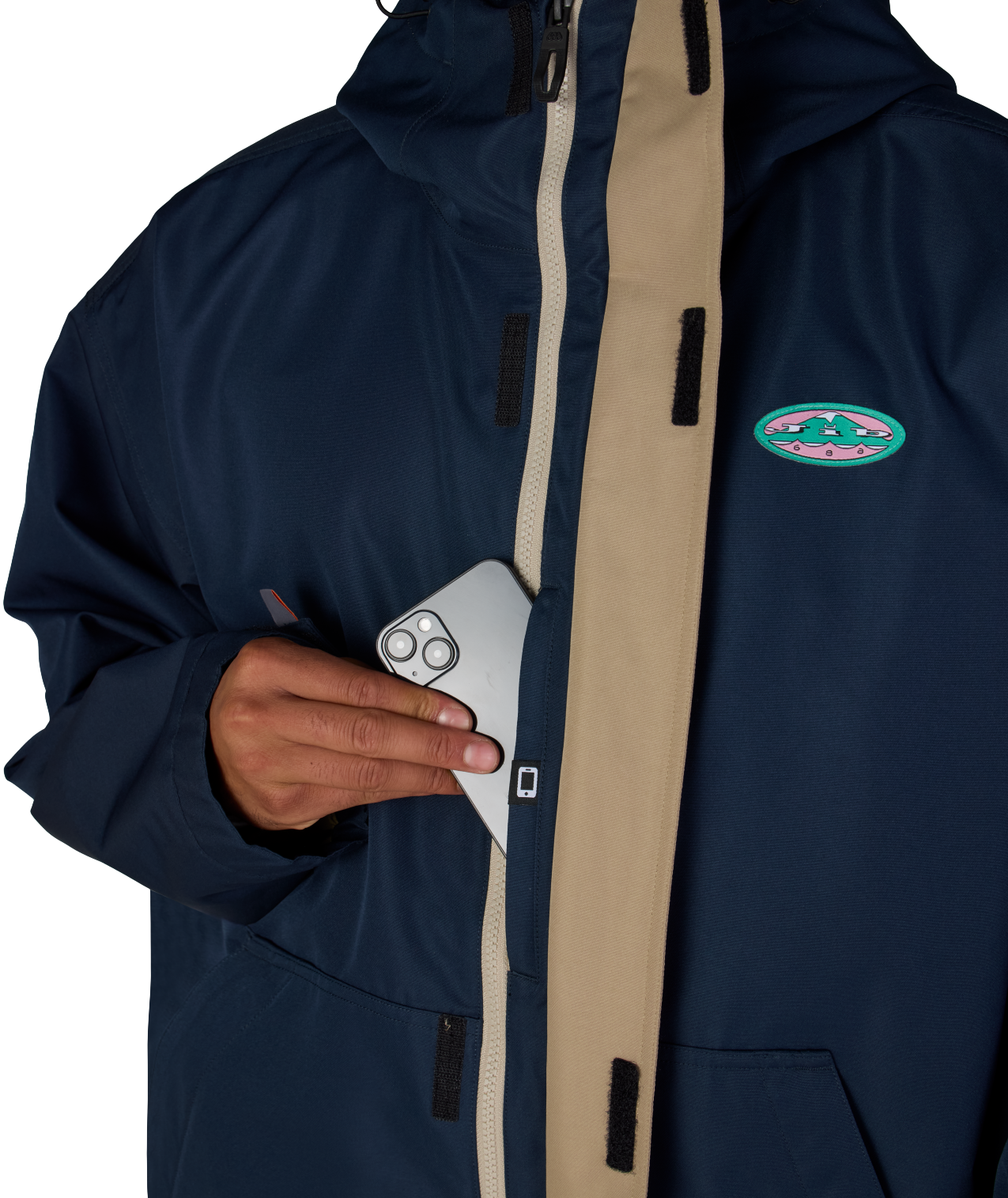 MENS 1994 LIBERTY JACKET - NAVY COLORBLOCK