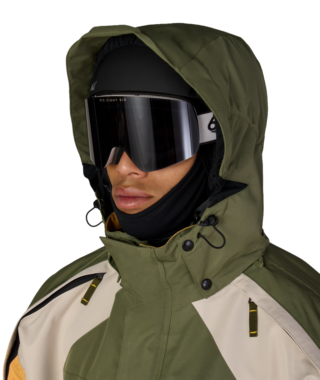 MENS 2003 ATOM JACKET - FATIGUE GREEN COLORBLOCK