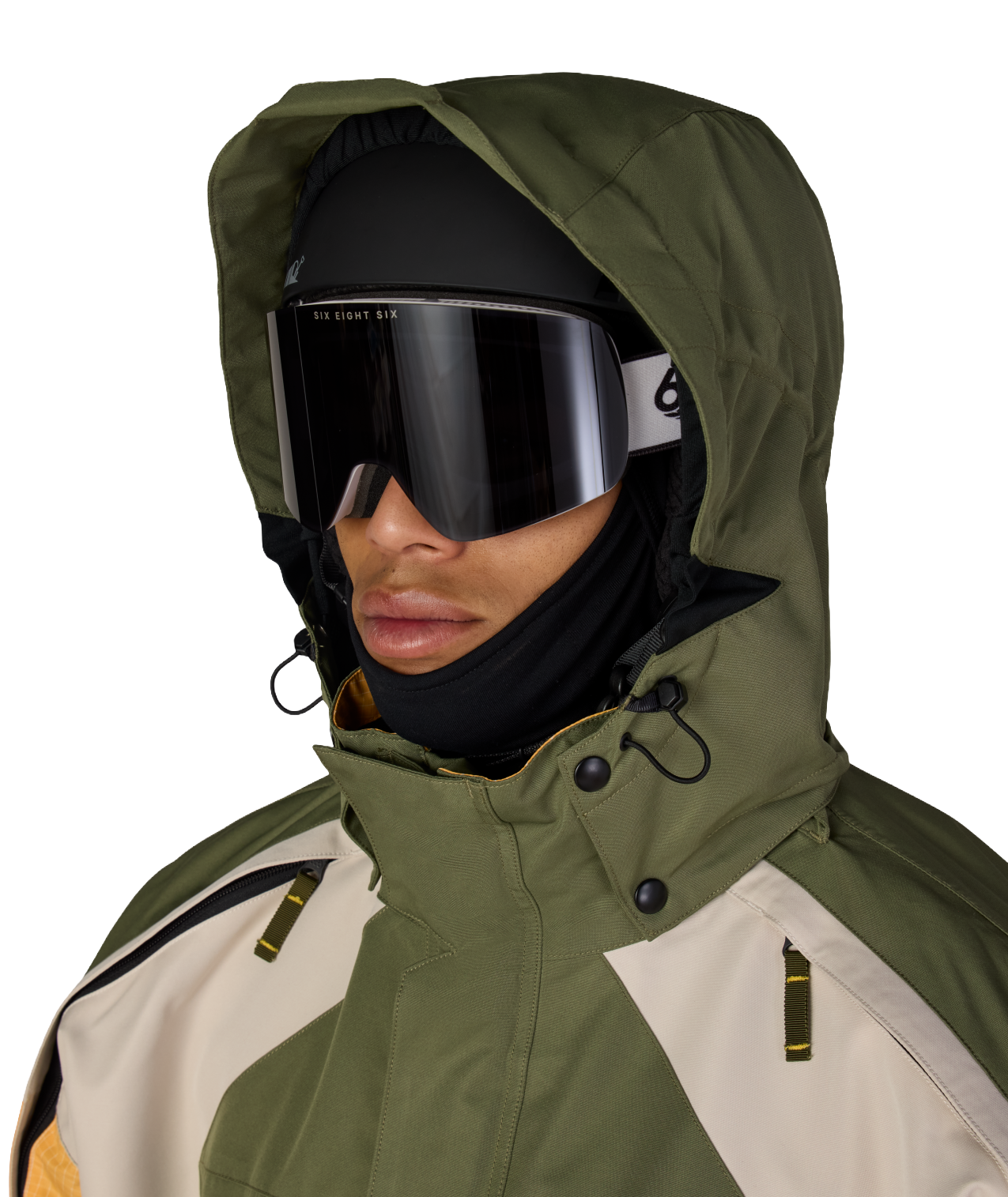 MENS 2003 ATOM JACKET - FATIGUE GREEN COLORBLOCK