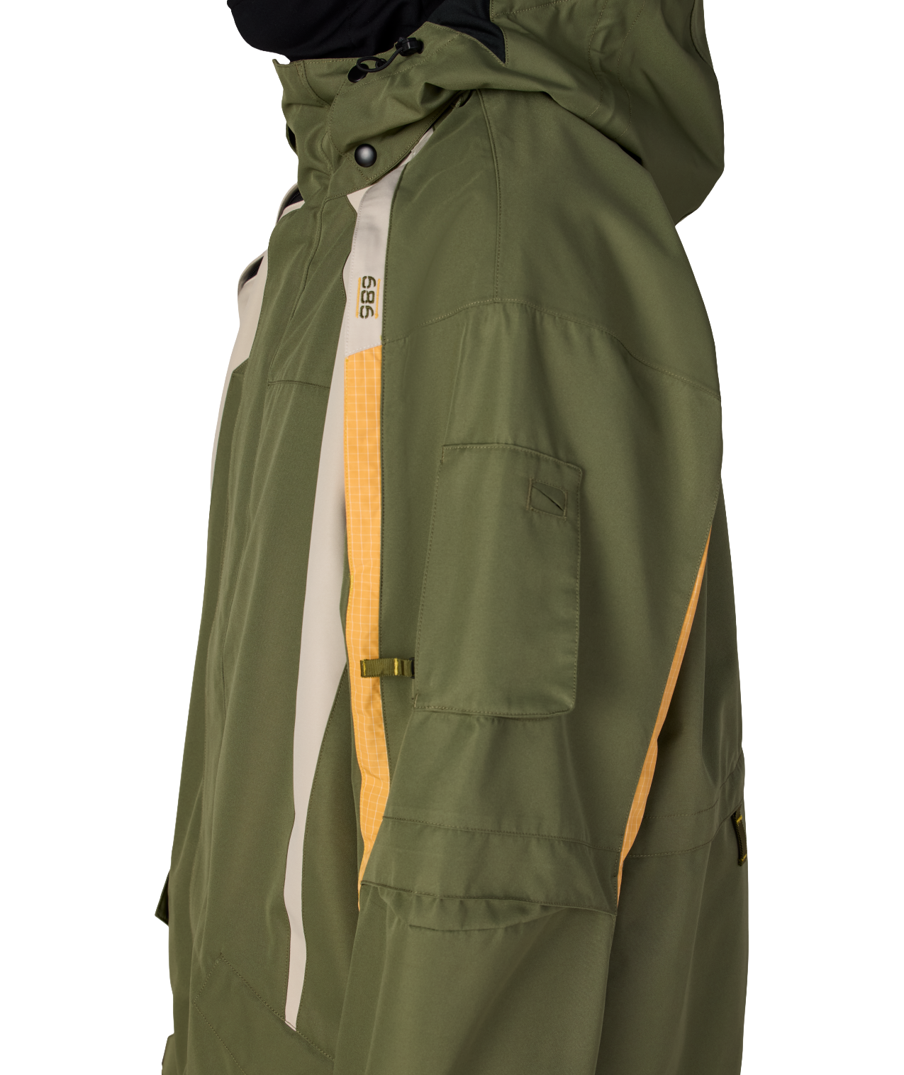 MENS 2003 ATOM JACKET - FATIGUE GREEN COLORBLOCK