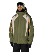 MENS 2003 ATOM JACKET - FATIGUE GREEN COLORBLOCK