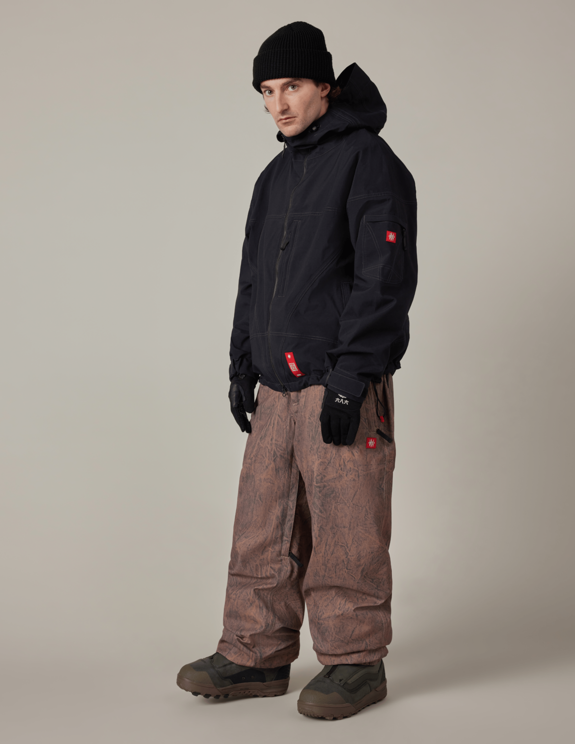 MENS 686 DOJO® SHELL PANT - BROWN CRINKLE WASH