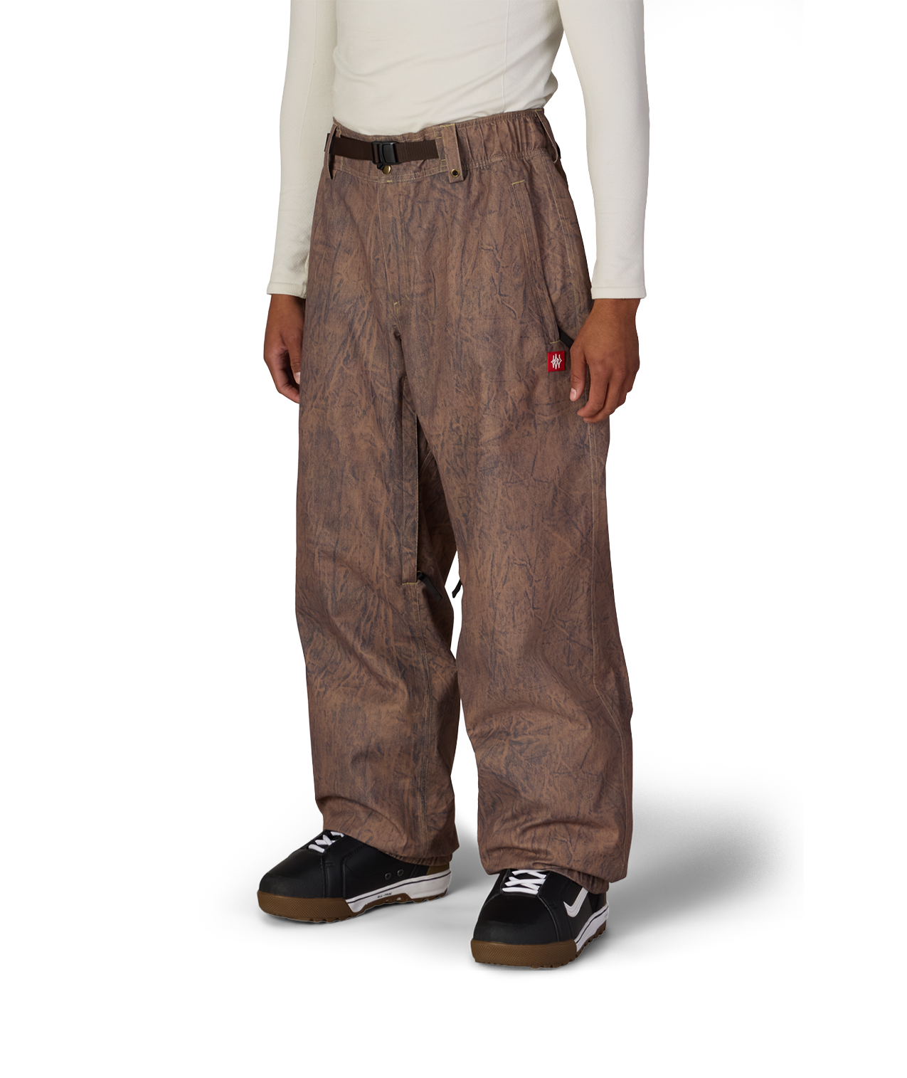 MENS 686 DOJO® SHELL PANT - BROWN CRINKLE WASH