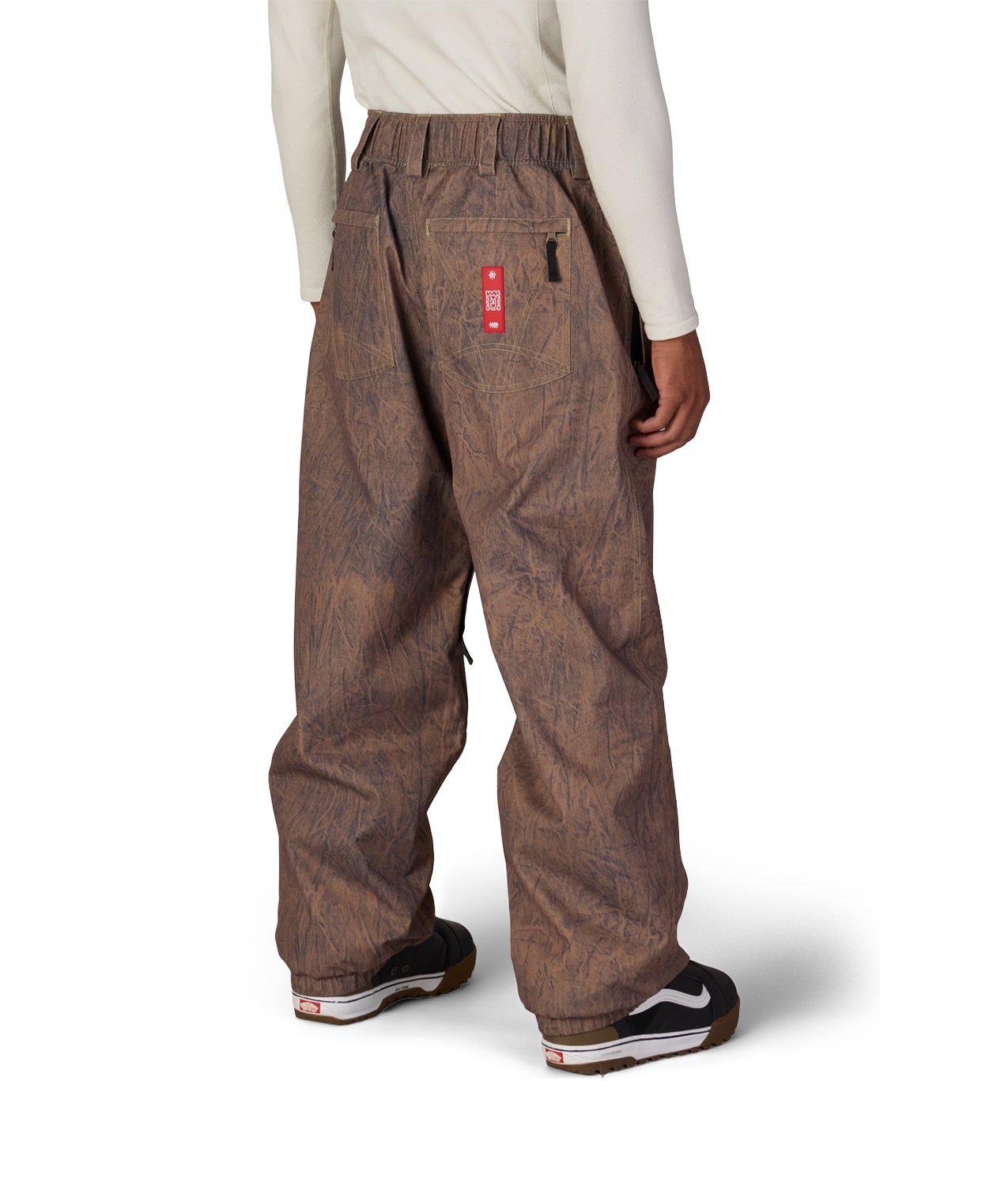 MENS 686 DOJO® SHELL PANT - BROWN CRINKLE WASH