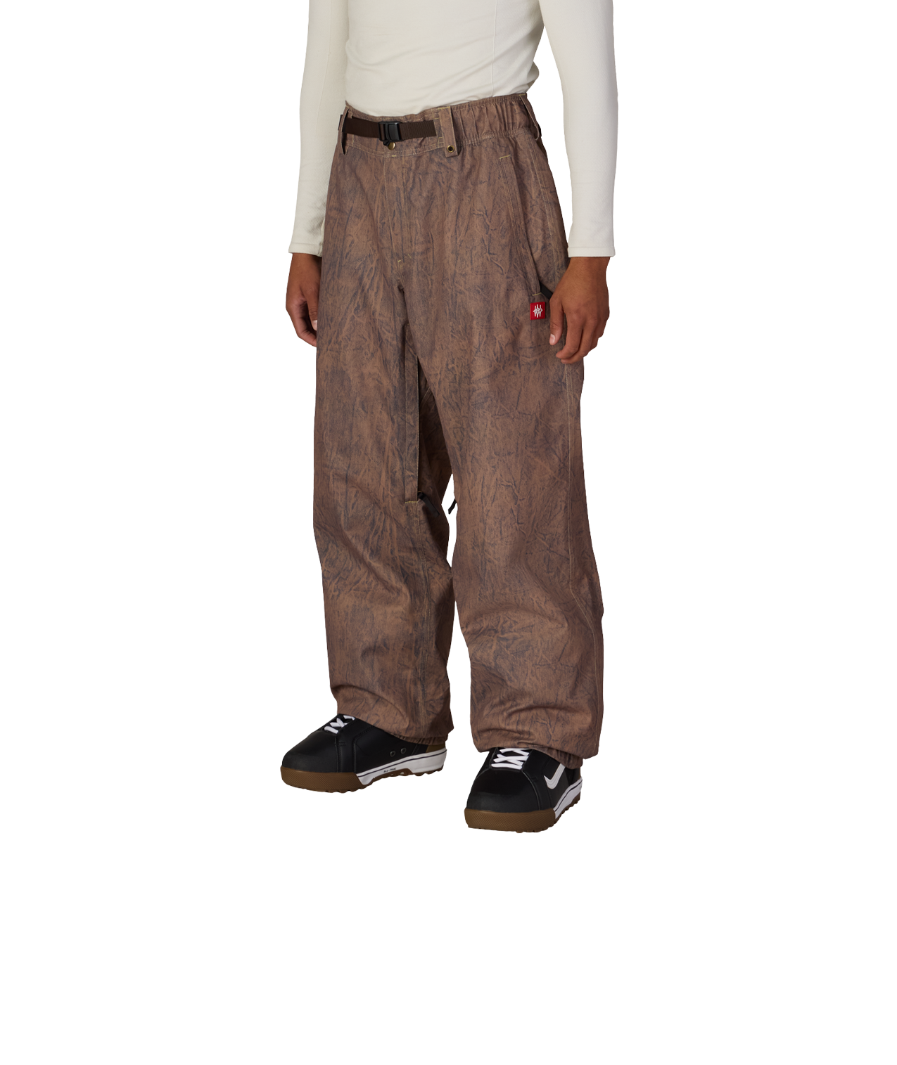MENS 686 DOJO® SHELL PANT - BROWN CRINKLE WASH