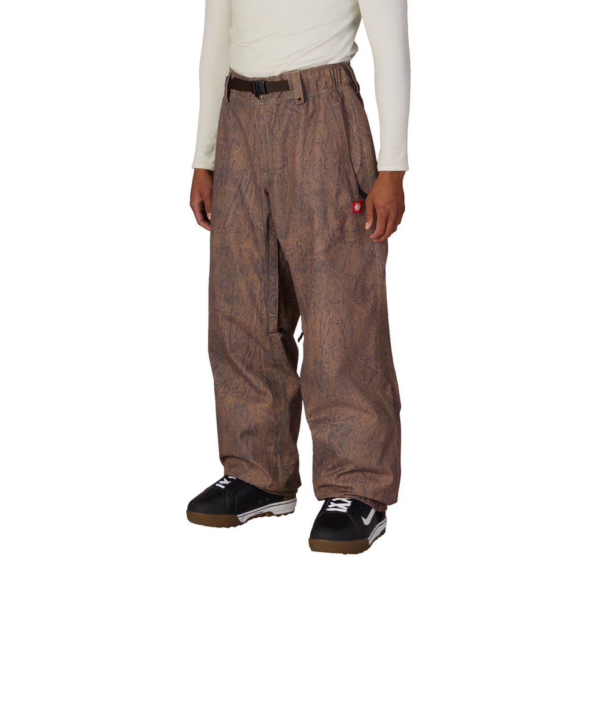 MENS 686 DOJO® SHELL PANT - BROWN CRINKLE WASH