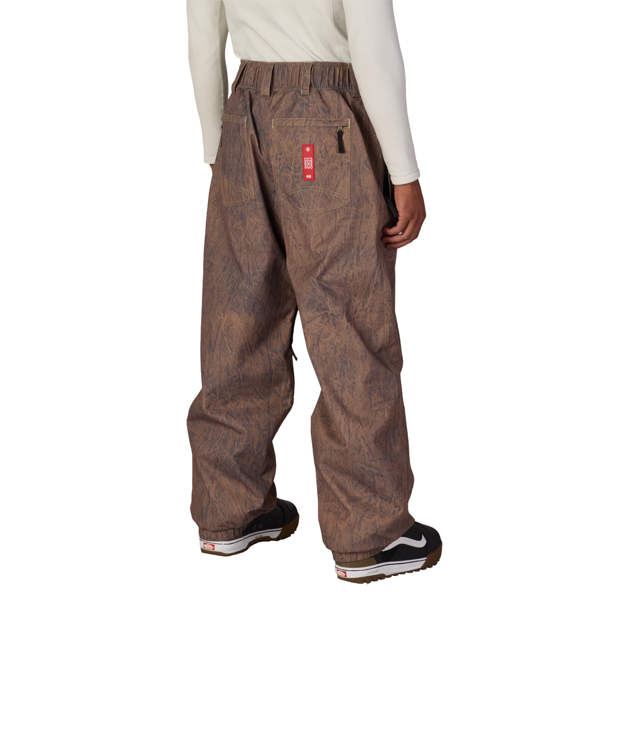 MENS 686 DOJO® SHELL PANT - BROWN CRINKLE WASH