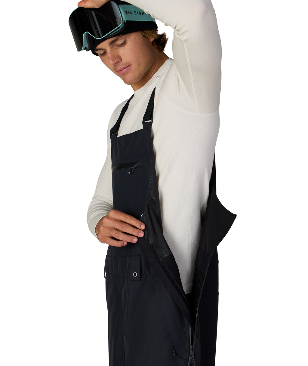 MENS LOCKUP™ SHELL BIB - BLACK