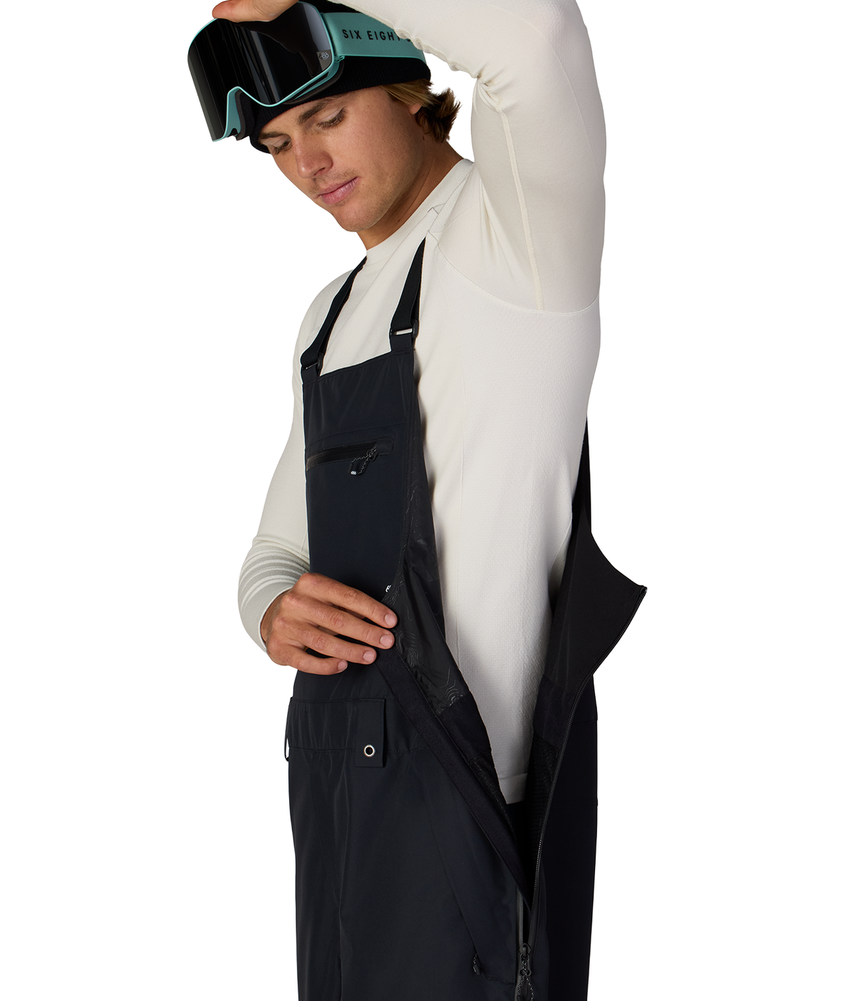 MENS LOCKUP™ SHELL BIB - BLACK