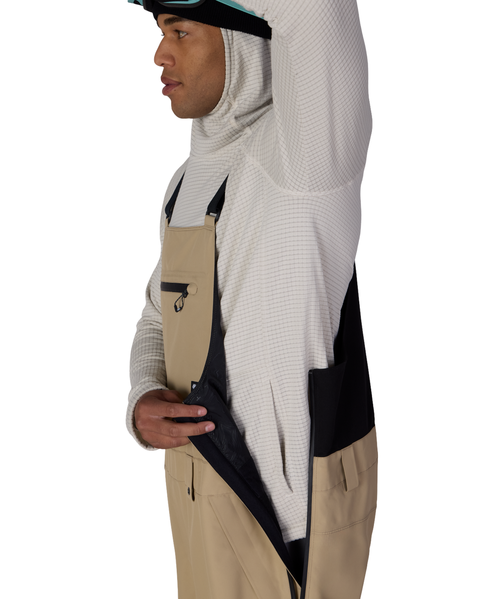 MENS LOCKUP™ SHELL BIB - KHAKI