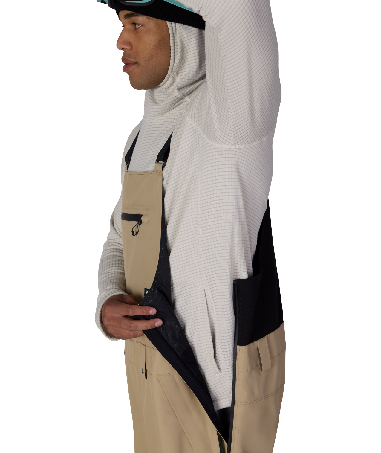 MENS LOCKUP™ SHELL BIB - KHAKI