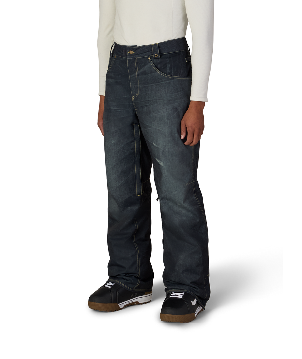 MENS DECONSTRUCTED™ DENIM INSULATED PANT - BLACK DENIM