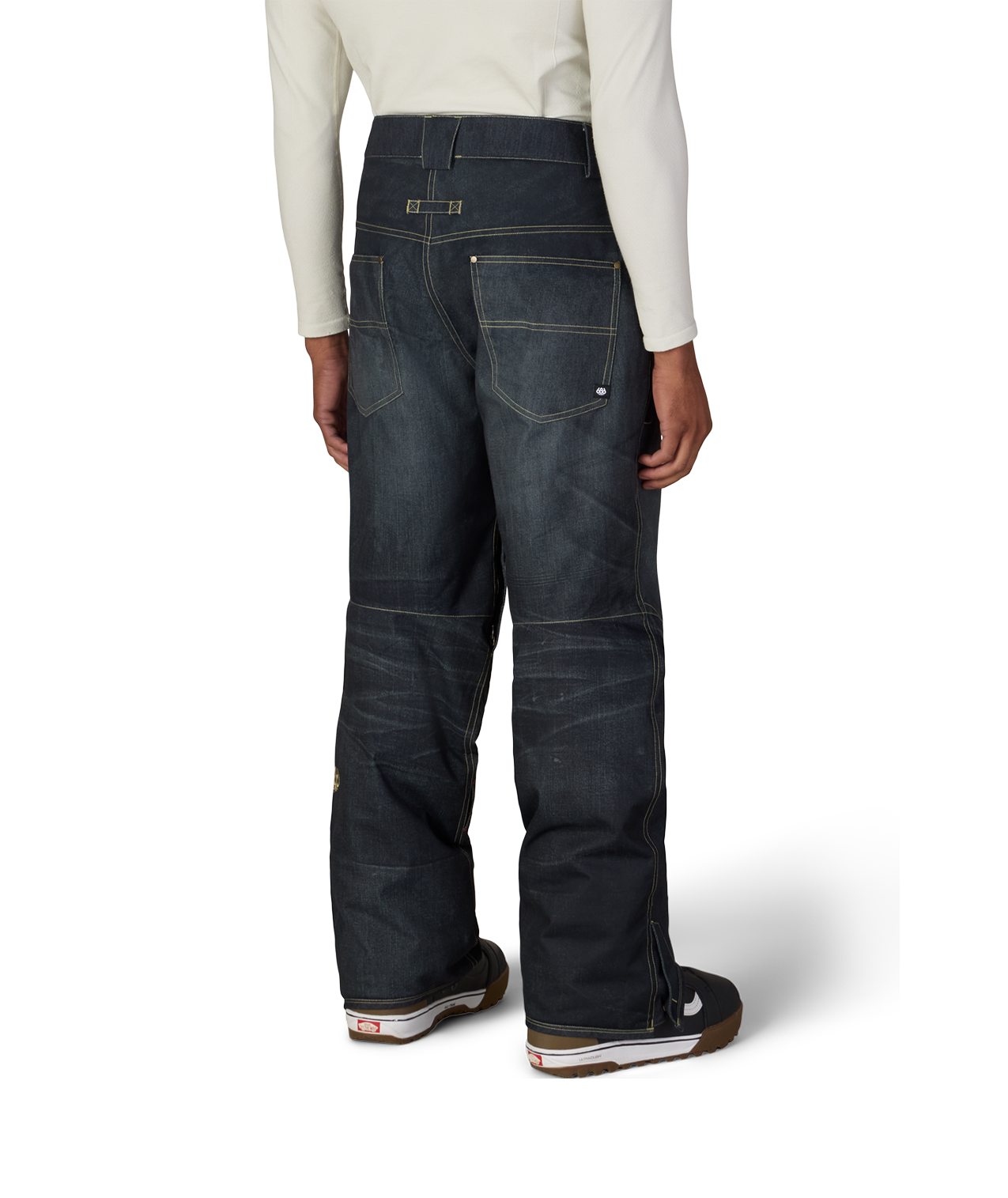 MENS DECONSTRUCTED™ DENIM INSULATED PANT - BLACK DENIM