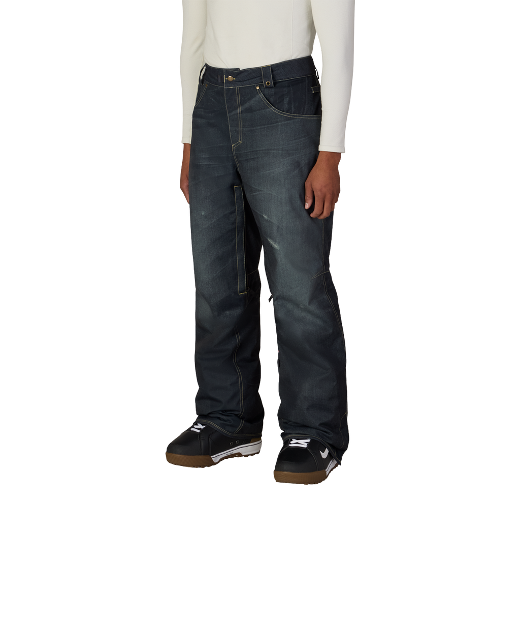 MENS DECONSTRUCTED™ DENIM INSULATED PANT - BLACK DENIM