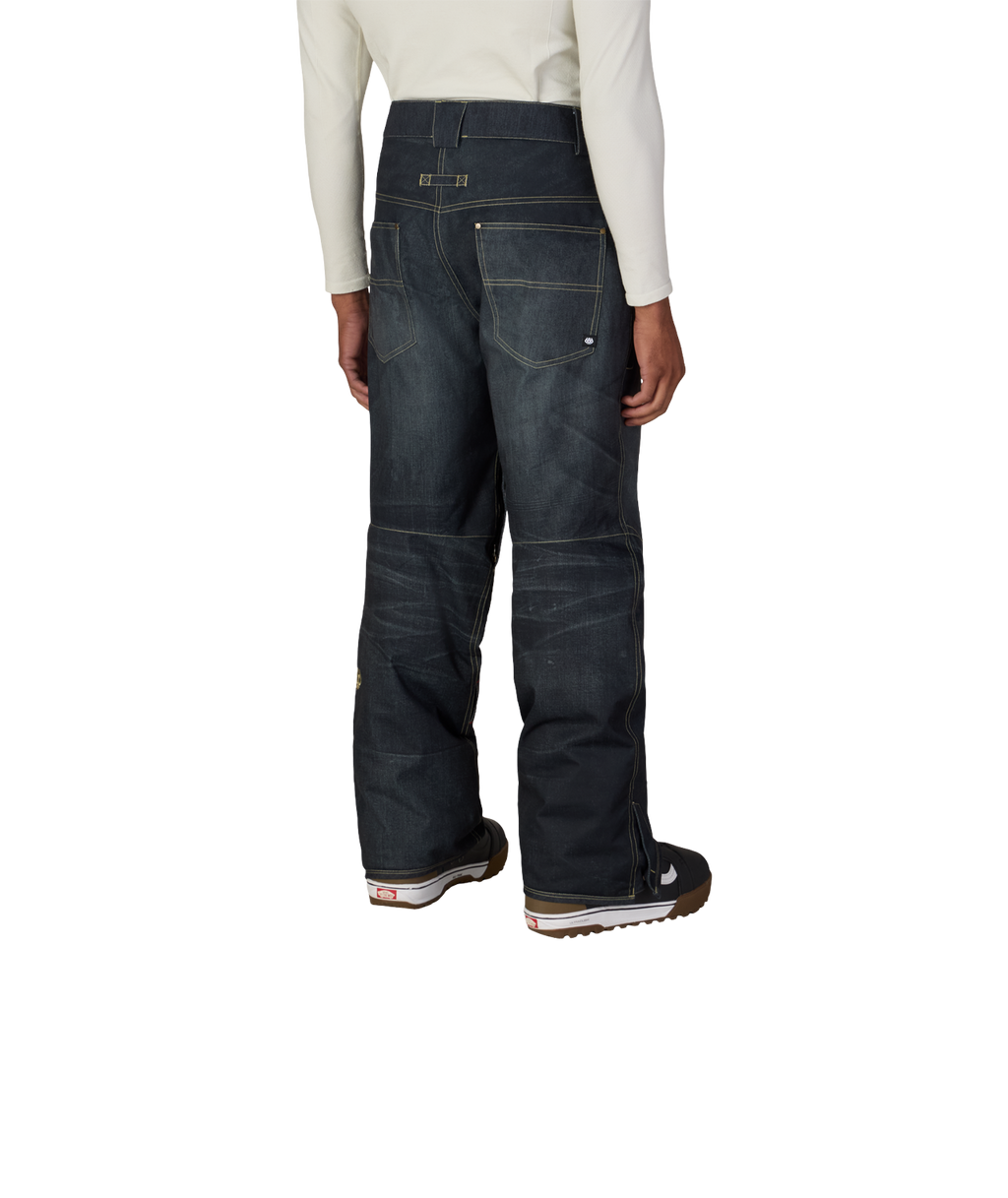 MENS DECONSTRUCTED™ DENIM INSULATED PANT - BLACK DENIM