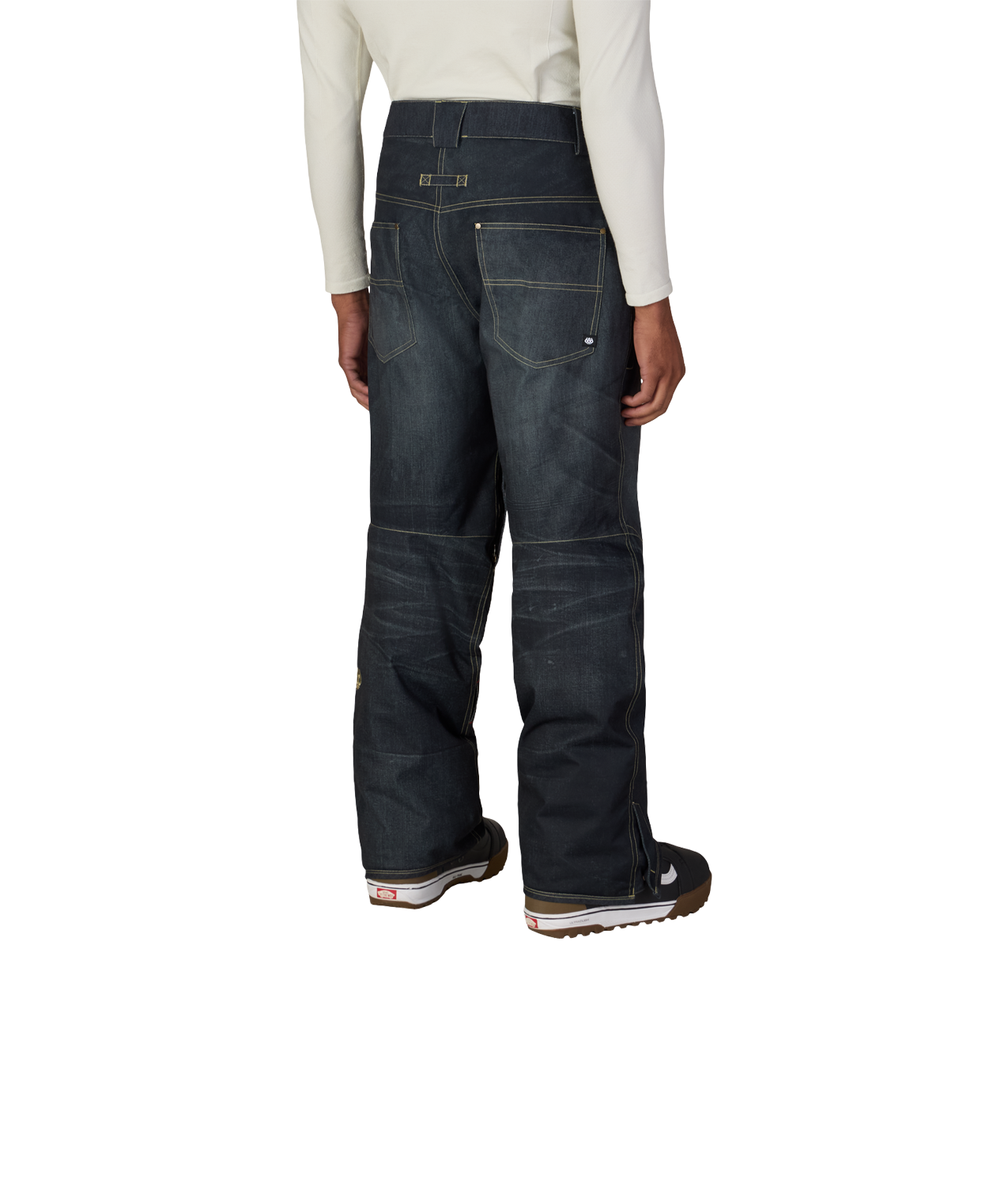 MENS DECONSTRUCTED™ DENIM INSULATED PANT - BLACK DENIM