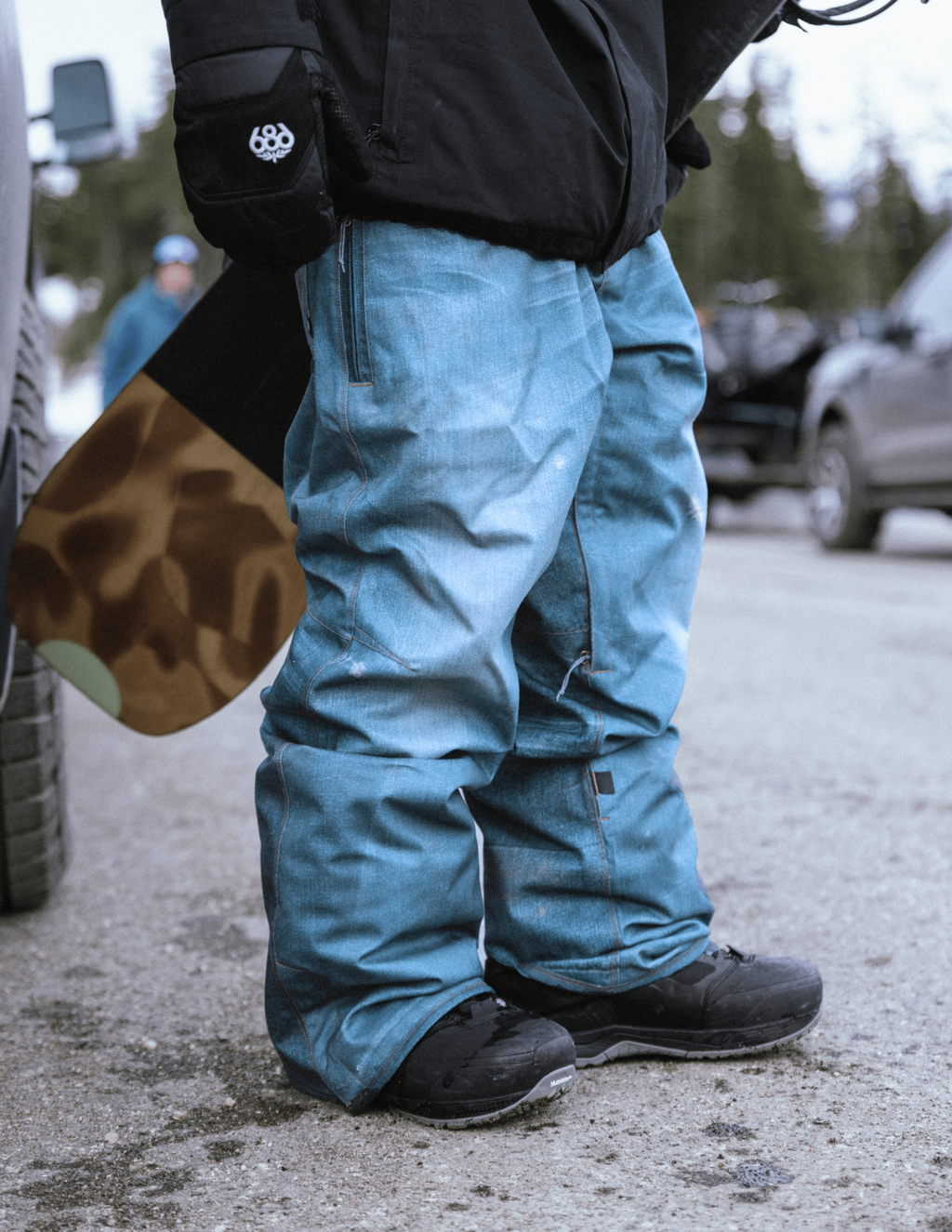 MENS DECONSTRUCTED™ DENIM INSULATED PANT - INDIGO DENIM
