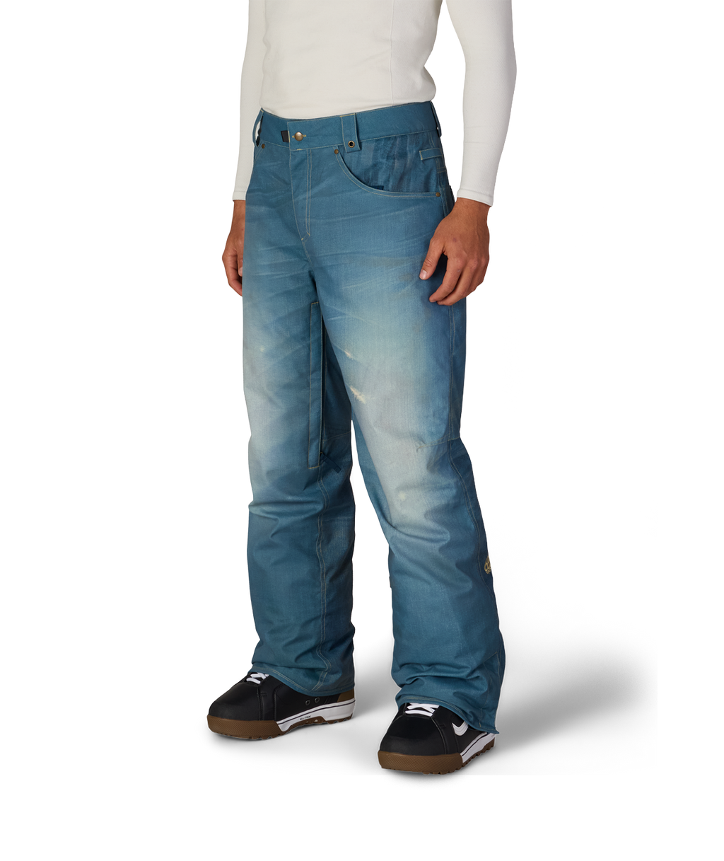 MENS DECONSTRUCTED™ DENIM INSULATED PANT - INDIGO DENIM