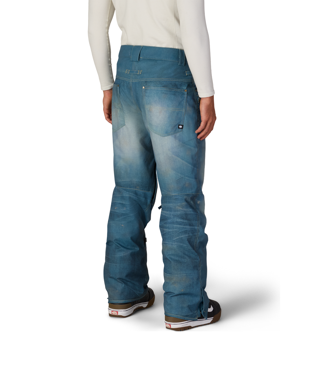 MENS DECONSTRUCTED™ DENIM INSULATED PANT - INDIGO DENIM