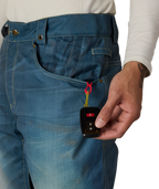 MENS DECONSTRUCTED™ DENIM INSULATED PANT - INDIGO DENIM