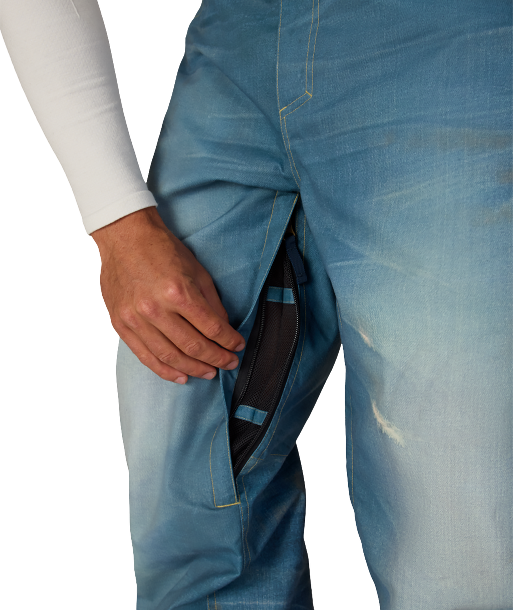 MENS DECONSTRUCTED™ DENIM INSULATED PANT - INDIGO DENIM