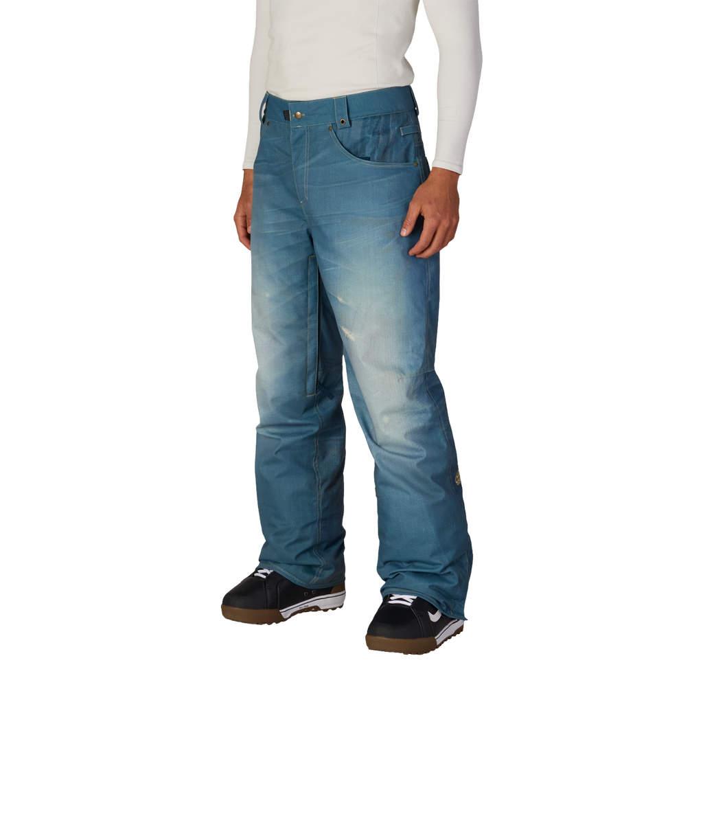 MENS DECONSTRUCTED™ DENIM INSULATED PANT - INDIGO DENIM