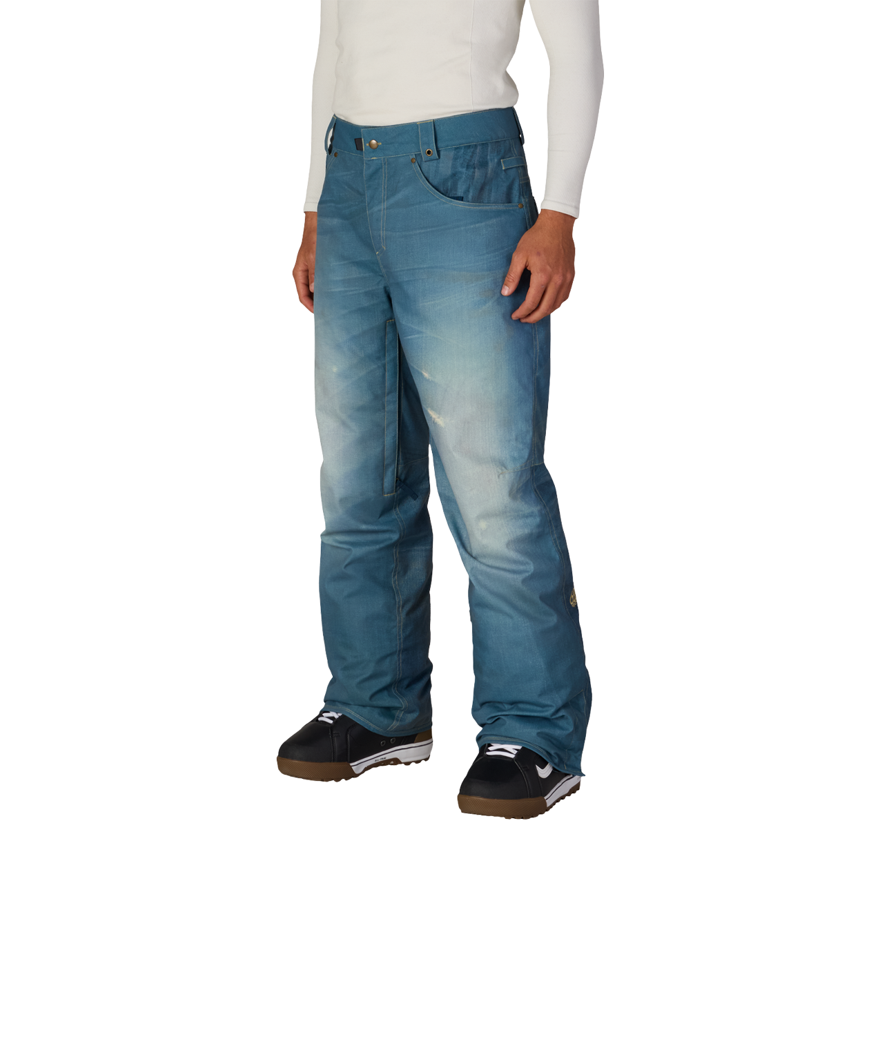 MENS DECONSTRUCTED™ DENIM INSULATED PANT - INDIGO DENIM