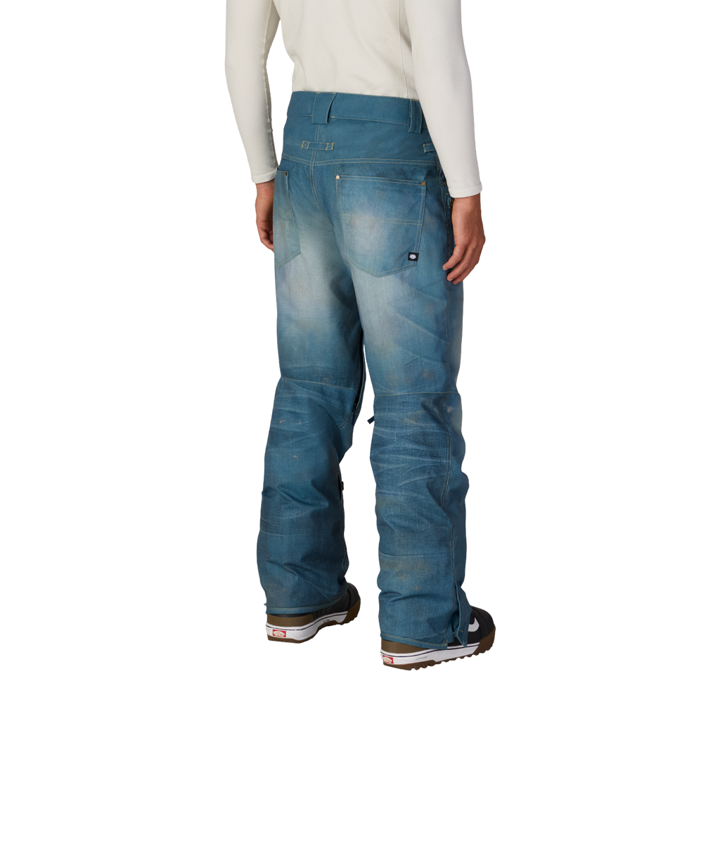 MENS DECONSTRUCTED™ DENIM INSULATED PANT - INDIGO DENIM